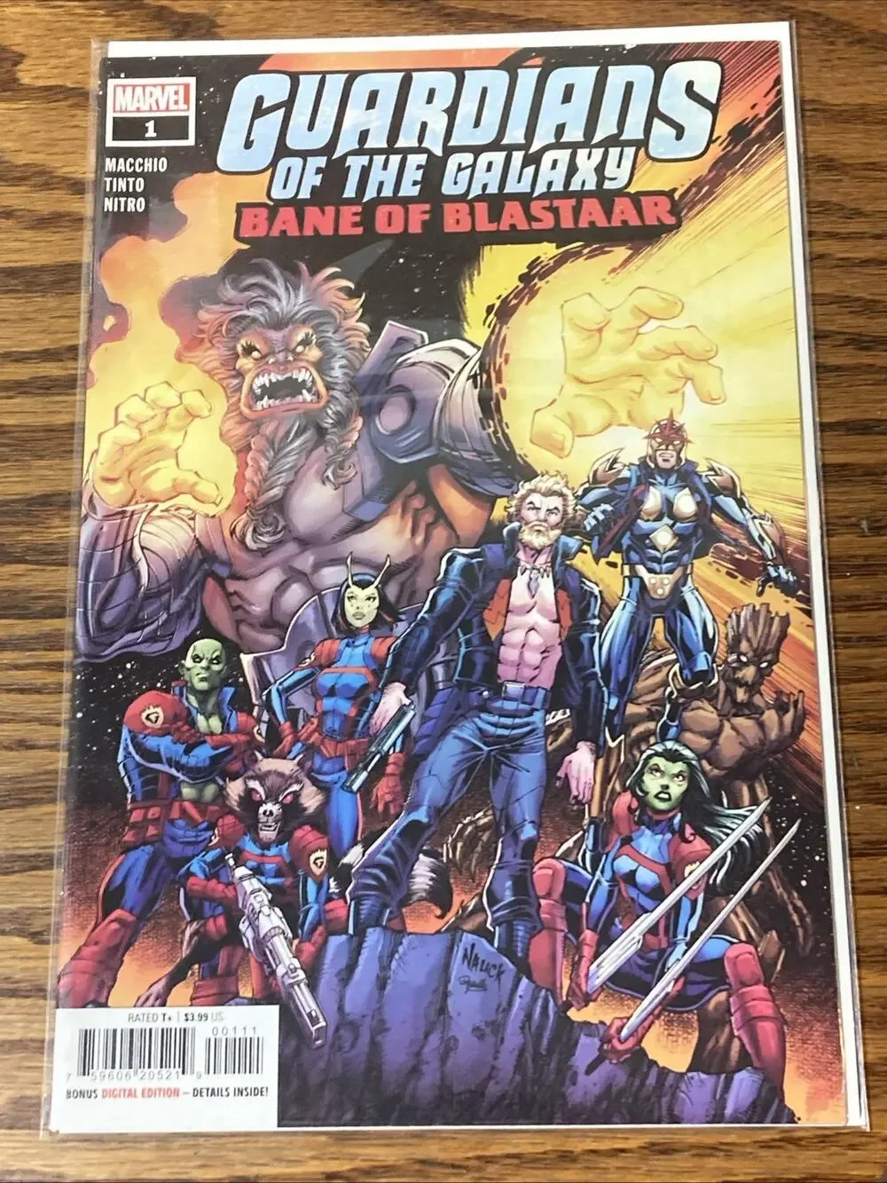 Marvel Comics Guardians of the Galaxy Bane of Blastaar #1 Main Cover. (2023)